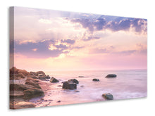 Laden Sie das Bild in den Galerie-Viewer, Leinwandbild Sonnenaufgang am Meer