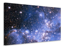 Laden Sie das Bild in den Galerie-Viewer, Leinwandbild Sternenhimmel