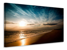 Laden Sie das Bild in den Galerie-Viewer, Leinwandbild Strandspaziergang