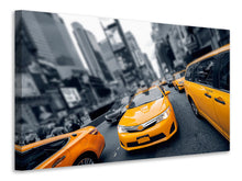 Laden Sie das Bild in den Galerie-Viewer, Leinwandbild Taxi in NYC