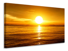 Laden Sie das Bild in den Galerie-Viewer, Leinwandbild Traumhafter Sonnenuntergang