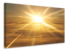 Laden Sie das Bild in den Galerie-Viewer, Leinwandbild Über dem Wolkenmeer
