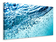 Laden Sie das Bild in den Galerie-Viewer, Leinwandbild Wasser in Bewegung