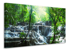 Laden Sie das Bild in den Galerie-Viewer, Leinwandbild Wasserfall Agua Azul