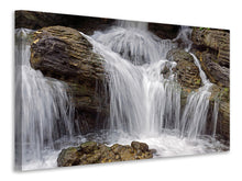 Laden Sie das Bild in den Galerie-Viewer, Leinwandbild Wasserfall XXL