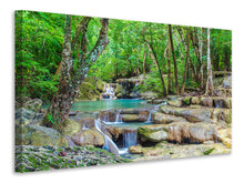 Laden Sie das Bild in den Galerie-Viewer, Leinwandbild Wasserspektakel