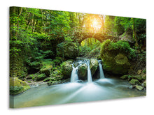 Laden Sie das Bild in den Galerie-Viewer, Leinwandbild Wasserspiegelungen