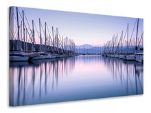 Laden Sie das Bild in den Galerie-Viewer, Leinwandbild Yachthafen