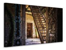 Laden Sie das Bild in den Galerie-Viewer, Leinwandbild Alte Treppe