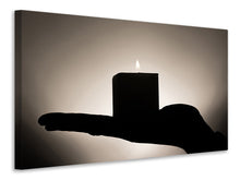 Laden Sie das Bild in den Galerie-Viewer, Leinwandbild Aroma Kerze