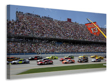 Laden Sie das Bild in den Galerie-Viewer, Leinwandbild Autorennen in Nascar