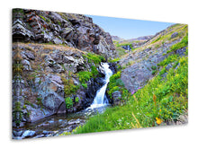 Laden Sie das Bild in den Galerie-Viewer, Leinwandbild Bergfluss