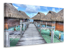Laden Sie das Bild in den Galerie-Viewer, Leinwandbild Bora Bora
