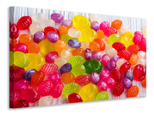 Laden Sie das Bild in den Galerie-Viewer, Leinwandbild Bunte Bonbons
