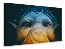 Laden Sie das Bild in den Galerie-Viewer, Leinwandbild Close up Ganesha