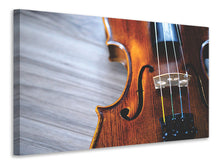 Laden Sie das Bild in den Galerie-Viewer, Leinwandbild Close up Violine