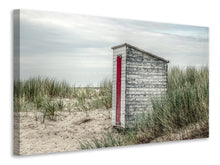 Laden Sie das Bild in den Galerie-Viewer, Leinwandbild Das kleine Strandhaus