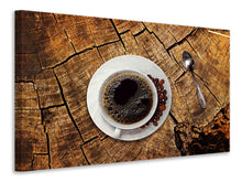 Laden Sie das Bild in den Galerie-Viewer, Leinwandbild Der Kaffee ist fertig!