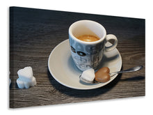 Laden Sie das Bild in den Galerie-Viewer, Leinwandbild Ein Espresso