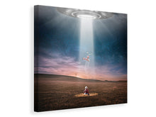Laden Sie das Bild in den Galerie-Viewer, Leinwandbild Ein Ufo