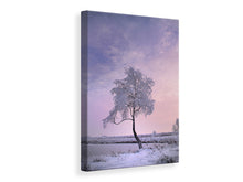 Laden Sie das Bild in den Galerie-Viewer, Leinwandbild Ein Winterbaum