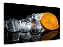 Laden Sie das Bild in den Galerie-Viewer, Leinwandbild Eiswürfel mit Vitamin C