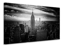 Laden Sie das Bild in den Galerie-Viewer, Leinwandbild Empire State Building sw