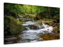 Laden Sie das Bild in den Galerie-Viewer, Leinwandbild Entspannung am Wasserfall