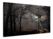 Laden Sie das Bild in den Galerie-Viewer, Leinwandbild Fantasie im Wald