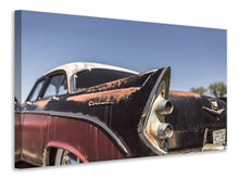 Laden Sie das Bild in den Galerie-Viewer, Leinwandbild Farbenfroher Oldtimer