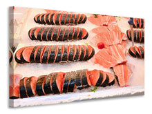 Laden Sie das Bild in den Galerie-Viewer, Leinwandbild Fischmarkt