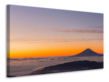 Laden Sie das Bild in den Galerie-Viewer, Leinwandbild Fujisan bei Sonnenuntergang