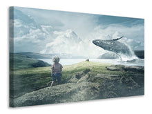 Laden Sie das Bild in den Galerie-Viewer, Leinwandbild Geheimnis Meer