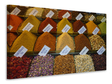 Laden Sie das Bild in den Galerie-Viewer, Leinwandbild Gewürze auf dem Markt