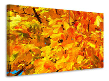 Laden Sie das Bild in den Galerie-Viewer, Leinwandbild Herbst Blätter
