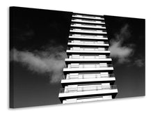 Laden Sie das Bild in den Galerie-Viewer, Leinwandbild Hochhaus sw