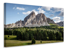 Laden Sie das Bild in den Galerie-Viewer, Leinwandbild Imposante Berglandschaft