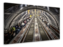Laden Sie das Bild in den Galerie-Viewer, Leinwandbild in der Metro
