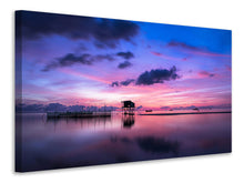 Laden Sie das Bild in den Galerie-Viewer, Leinwandbild Leiser Sonnenaufgang
