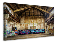 Laden Sie das Bild in den Galerie-Viewer, Leinwandbild Loft Graffiti