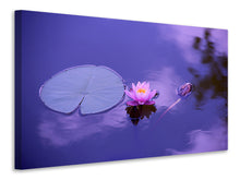 Laden Sie das Bild in den Galerie-Viewer, Leinwandbild Lotus Blüte