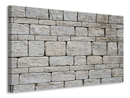 Leinwandbild Mauer Muster