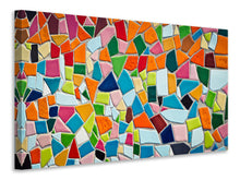 Laden Sie das Bild in den Galerie-Viewer, Leinwandbild Mosaik Steine