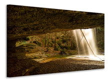 Laden Sie das Bild in den Galerie-Viewer, Leinwandbild Natur Dusche