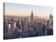 Laden Sie das Bild in den Galerie-Viewer, Leinwandbild New York bei Sonnenaufgang