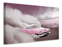 Laden Sie das Bild in den Galerie-Viewer, Leinwandbild Oldtimer im Wüstensand
