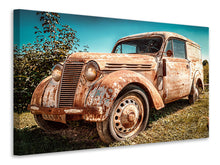 Laden Sie das Bild in den Galerie-Viewer, Leinwandbild Oldtimer mit Rost