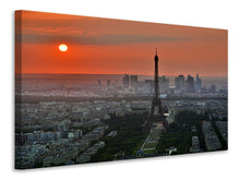 Laden Sie das Bild in den Galerie-Viewer, Leinwandbild Paris im Abendlicht
