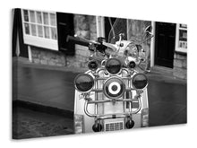 Laden Sie das Bild in den Galerie-Viewer, Leinwandbild Retro Motorroller