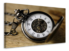 Laden Sie das Bild in den Galerie-Viewer, Leinwandbild Retro Uhr